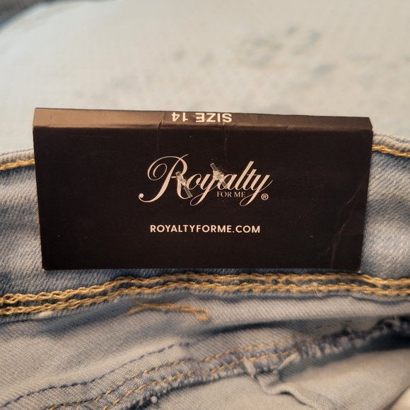 NWT-WBB Royalty For Me Women's Mid Rise Ankle Jeans-Size 14-NWT - Picture 5 of 15